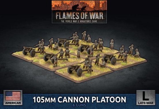 Afbeelding van het spel Flames of War: 105mm Cannon platoon