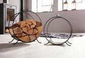 Frank Haardhout rek Rond - Metaal - Zwart – Set van 2