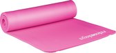 Relaxdays yogamat dik - sportmat - workout matje - jogamat - joga matje - mat - 60 x 180 - roze