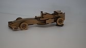 Racewagen - Formule 1 - modelauto - hout