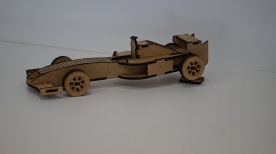 Racewagen - Formule 1 - modelauto - hout | bol.com