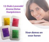 12-Stuks Lavendel Aroma Detox Voetpleisters