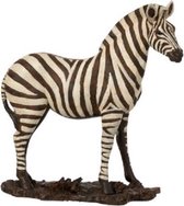 J-Line Zebra Poly Wit/Zwart Small