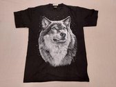 Rock Sport Shirt: Wolf met groene ogen (Large)