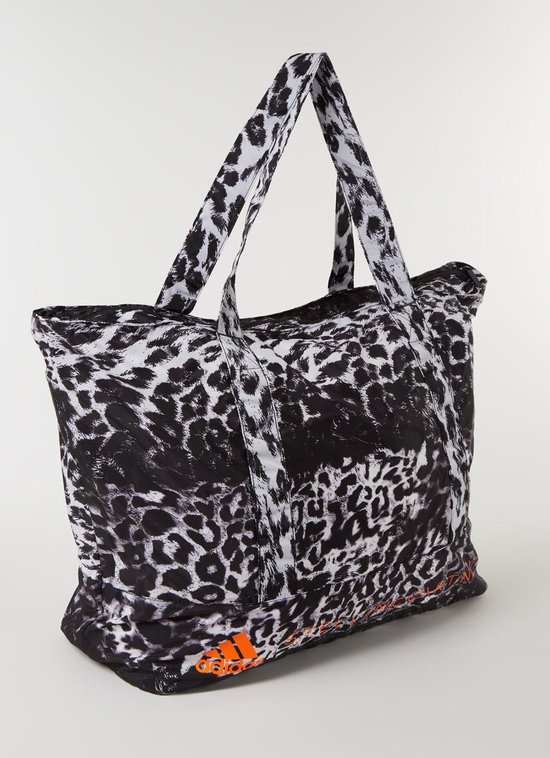 Adidas by Stella McCartney Grand sac à bandoulière à imprimé léopard -  Zwart/ Wit | bol.com