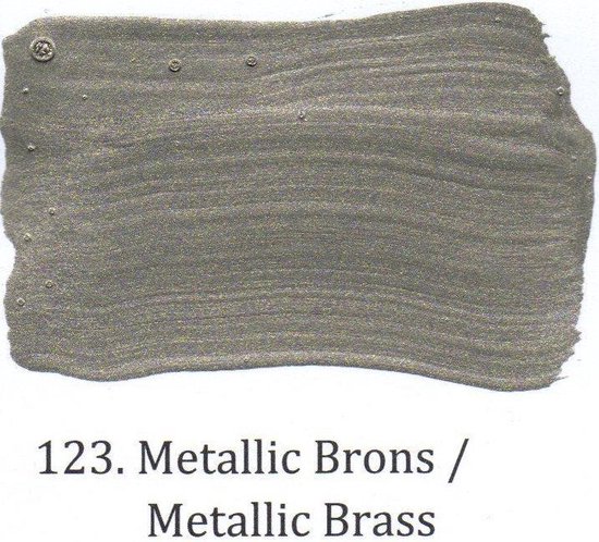 L' Authentique metallic muurverf - nr. 123 Brons - 1 liter