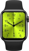 Smartwatch Belesy® ARUN - Smartwatch Dames - Smartwatch Heren - Horloge - Stappenteller - Telefoneren - 1.75 inch - Kleurenscherm - Full Touch - Lichaamstemperatuur - Zwart - Silic