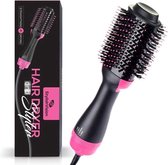 StylishVision 3-in-1 Föhnborstel - Volumizer - Magic brush -  keramische borstel - ionische technologie - hairstyler - Multistylers- Roterende borstel -