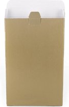 5x Brievenbusdoosjes Goud/ Gold A5+ - Brievenbuspakje - Verzenddoos - Kartonnen Envelop