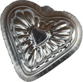Valentijnscadeau - bakblik - cakeblik - hartje - valentijnsdag cadeau - metaal -  (lees beschrijving) - cakevorm - Bakvorm - 2 delig