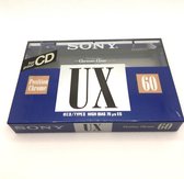 Tape de cassette Audio Sony UX 60 Chrome Classe / Convient parfaitement à toutes fins d'enregistrement / scellé cassette Blanco bande / cassette / baladeur / Sony cassette.