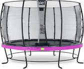 Trampoline EXIT Elegant ø366cm avec filet de sécurité Economy - violet