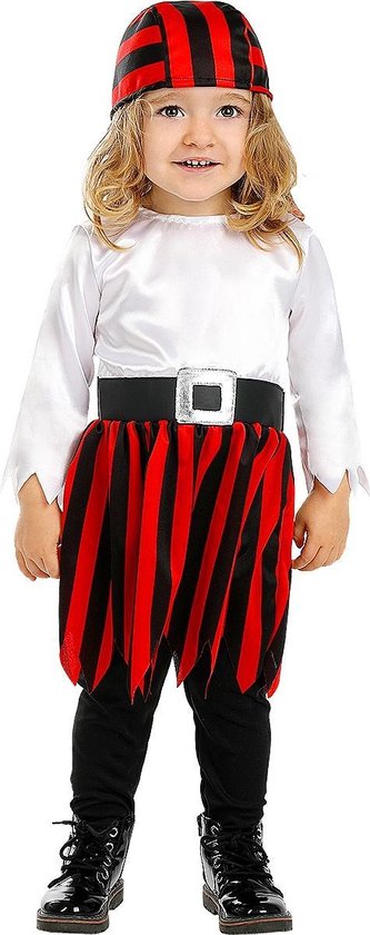 FUNIDELIA Piraten kostuum voor baby - Zeerover Collectie - 69 - 80 cm