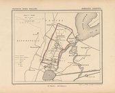 Historische kaart, plattegrond van gemeente Schooten in Noord Holland uit 1867 door Kuyper van Kaartcadeau.com