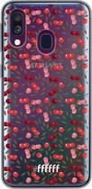 6F hoesje - geschikt voor Samsung Galaxy A50 -  Transparant TPU Case - Cherry's #ffffff