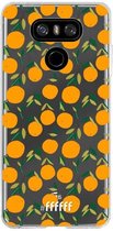 6F hoesje - geschikt voor LG G6 -  Transparant TPU Case - Oranges #ffffff