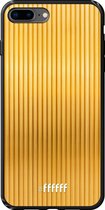 iPhone 8 Plus Hoesje TPU Case - Bold Gold #ffffff