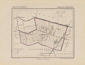 Historische kaart, plattegrond van gemeente Veldhuizen in Utrecht uit 1867 door Kuyper van Kaartcadeau.com