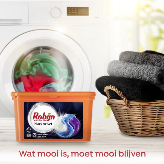 Robijn Black Velvet 3 in 1 Wascapsules - 40 wasbeurten