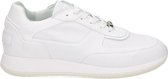 Shabbies 101020093 Lage sneakers - Leren Sneaker - Dames - Wit - Maat 36