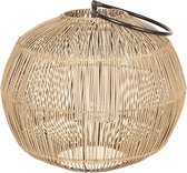 Clayre & Eef Windlicht 6RO0440 Ø 39*50 cm - Bruin Rotan / glas