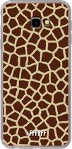 6F hoesje - geschikt voor Samsung Galaxy J4 Plus -  Transparant TPU Case - Giraffe Print #ffffff