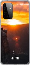 6F hoesje - geschikt voor Samsung Galaxy A72 -  Transparant TPU Case - Rock Formation Sunset #ffffff