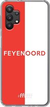 6F hoesje - geschikt voor Samsung Galaxy A32 5G -  Transparant TPU Case - Feyenoord - met opdruk #ffffff