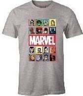 MARVEL - T-Shirt - Marvel Portraits - (L)