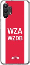 6F hoesje - geschikt voor Samsung Galaxy A32 5G -  Transparant TPU Case - AFC Ajax - WZAWZDB #ffffff