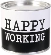 Paasgeschenken Happy Working | ZEG HET MET WOORDEN | Thuis Werker Speciaal vrolijk werk potkaars