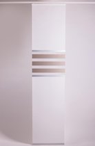 Heldelux Paneelgordijn 'Faro' - offwhite / taupe strepen - 300 x 60 cm