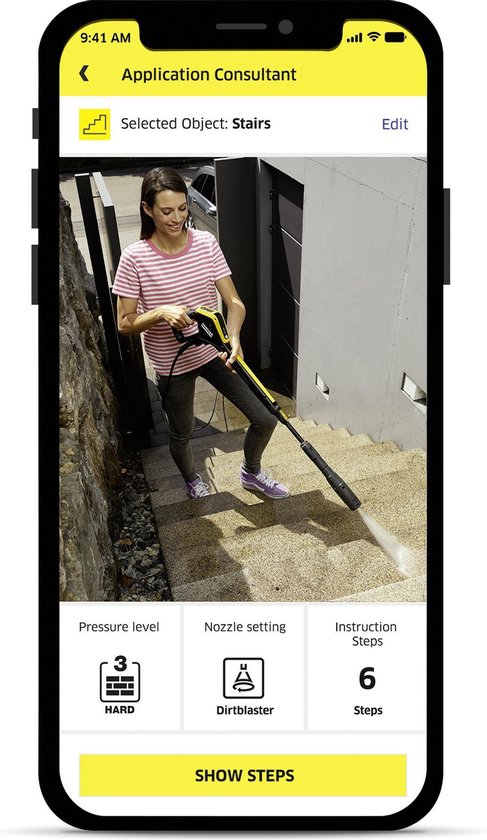 App Karcher hoge druk reiniger