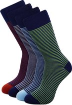 Slopes&Town Bamboe Sokken Stripy Edition (4 pairs)