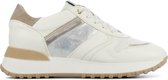 DL Sport Sneakers Dames - Lage sneakers / Damesschoenen - Leer - 5048     -  Gebroken wit combi - Maat 42