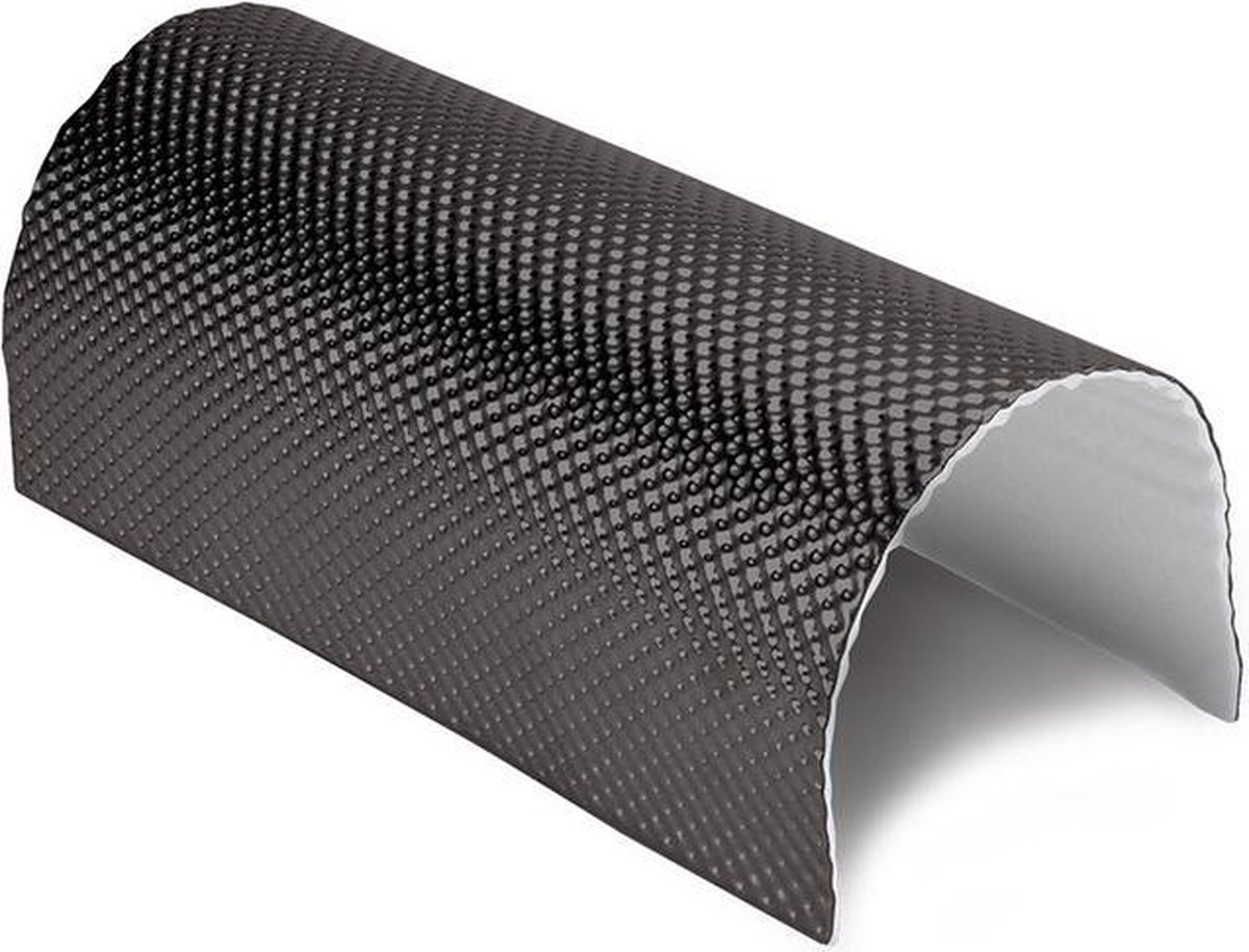 121 x 53 cm | 4 mm | Floor & Tunnel Shield II™ zelfklevend ZWART| Hittewerende mat glasvezel met stevige aluminium laag