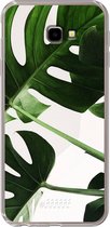 6F hoesje - geschikt voor Samsung Galaxy J4 Plus -  Transparant TPU Case - Tropical Plants #ffffff
