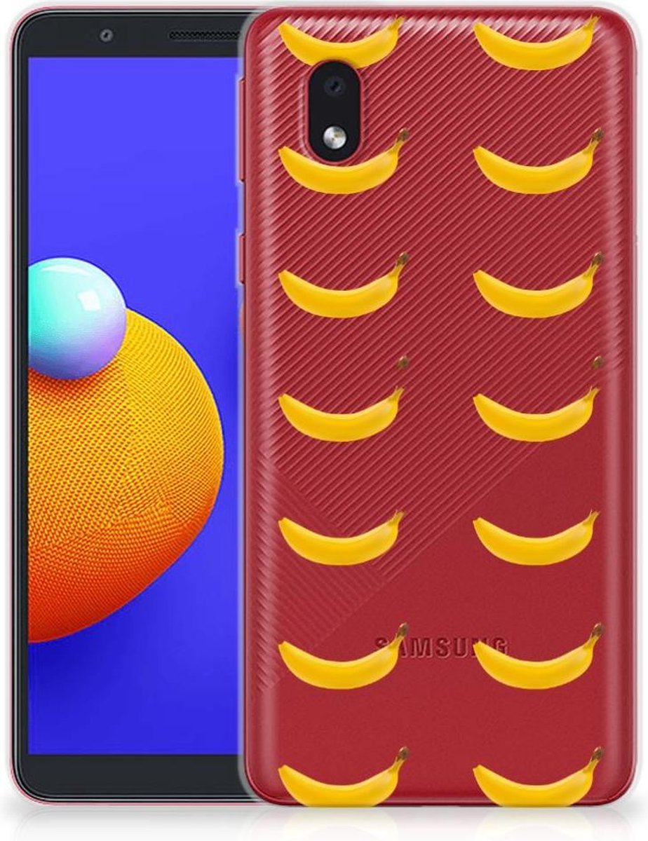 TPU Hoesje voor Samsung Galaxy A01 Core Siliconen Case Banana