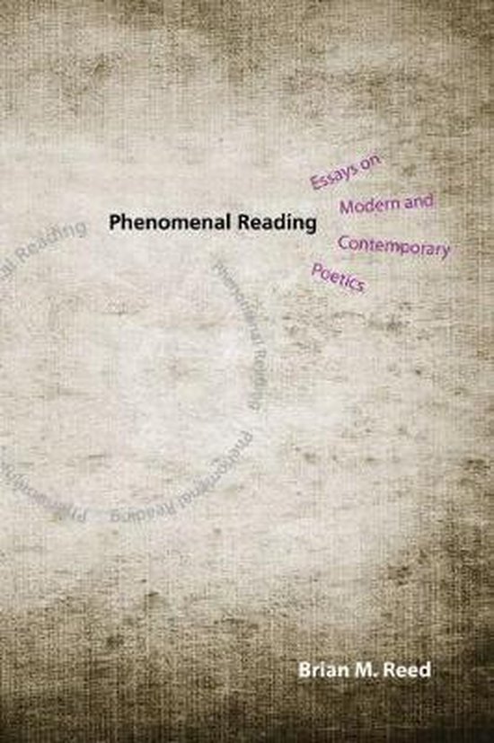 Phenomenal Reading | 9780817356941 | Brian M. Reed | Boeken | bol.com