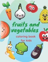 fruits and vegetables coloring book for kids