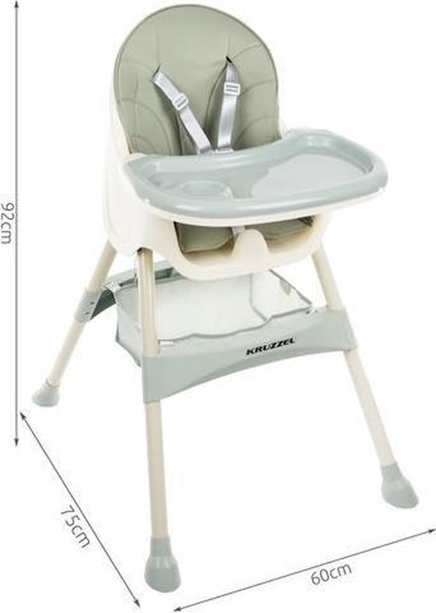 Chaise pour repas avec harnais et table de jeu Chaise haute pour bébé 3 en 1 SZ5CGJMY® 