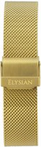 Elysian Horlogebandje - Goud - Mesh - 316L Roestvrij  Staal - 18mm - Quick Release - Verstelbaar