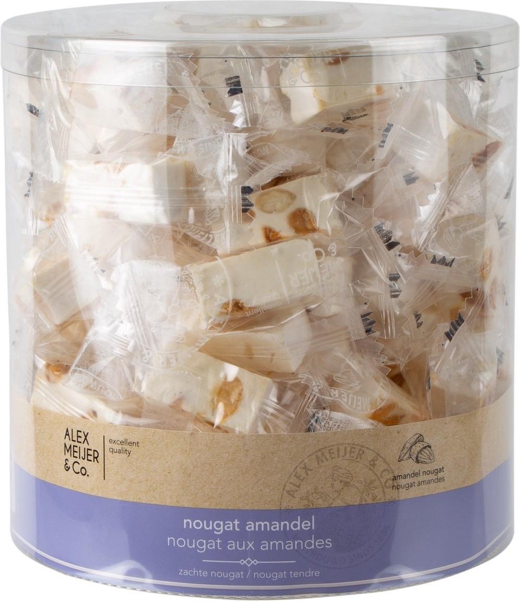 Alex Meijer Amandel nougat - Silo 700 gram