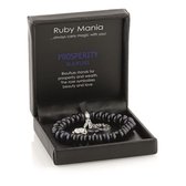 Ruben Robijn Ruby Mania, armband Blaufluss, ronde kralen Armband (sieraad) 19 cm