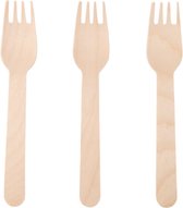 vork van hout - 100 stuks