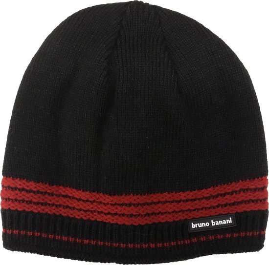Bruno Banani muts heren zwart bordeaux 346648 | bol.com