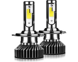 H4 led 8000K Wit Dimlicht - Koplampen (set)