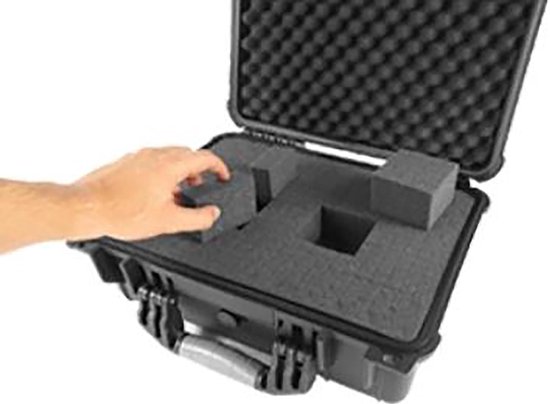 Koffer - Iron Case - Harde Cover voor Oculus Rift S | Zwart | Zelf Uitsnijden| Accessoires voor VR Brillen / Bescherming / Protectie| Waterdicht