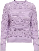 Onlgalina Life L/s Pullover Knt 15223828 Orchid Bloom