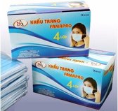 An Phu 50 Stuks Blauw Mondkapjes | Per Stuk Verpakt | Wegwerp Mondmaskers
